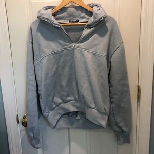 3/4 zip up pull-over